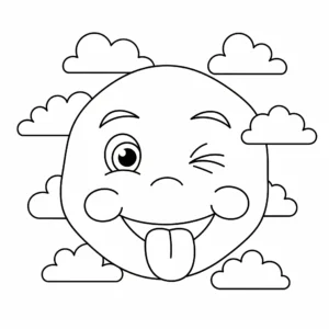 coloriage Visage a dessiner et imprimer