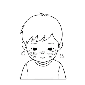 coloriage Visage pour enfants à télécharger