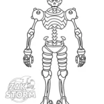 coloriage Zak Storm à imprimer pour enfant de 2 ans