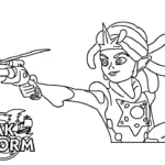 imprimer coloriage Zak Storm