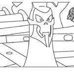 coloriage Zak Storm et decoupage