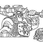 coloriage Zak Storm en ligne pour enfant