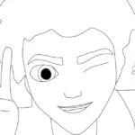 coloriage Zak Storm et decoupage a imprimer gratuit