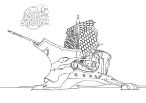 coloriage Zak Storm à imprimer pour enfants