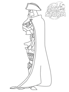 coloriage Zak Storm a colorier en ligne