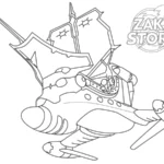 coloriage Zak Storm à imprimer pdf