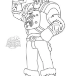 coloriage Zak Storm à imprimer pdf gratuit
