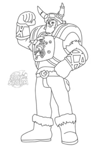coloriage Zak Storm à imprimer pdf gratuit