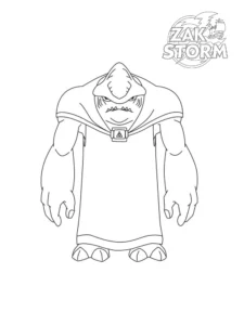 coloriage Zak Storm et dessins