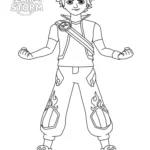 coloriage Zak Storm à imprimer pour enfants