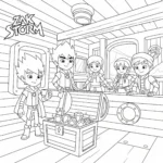 coloriage Zak Storm à imprimer pdf gratuit