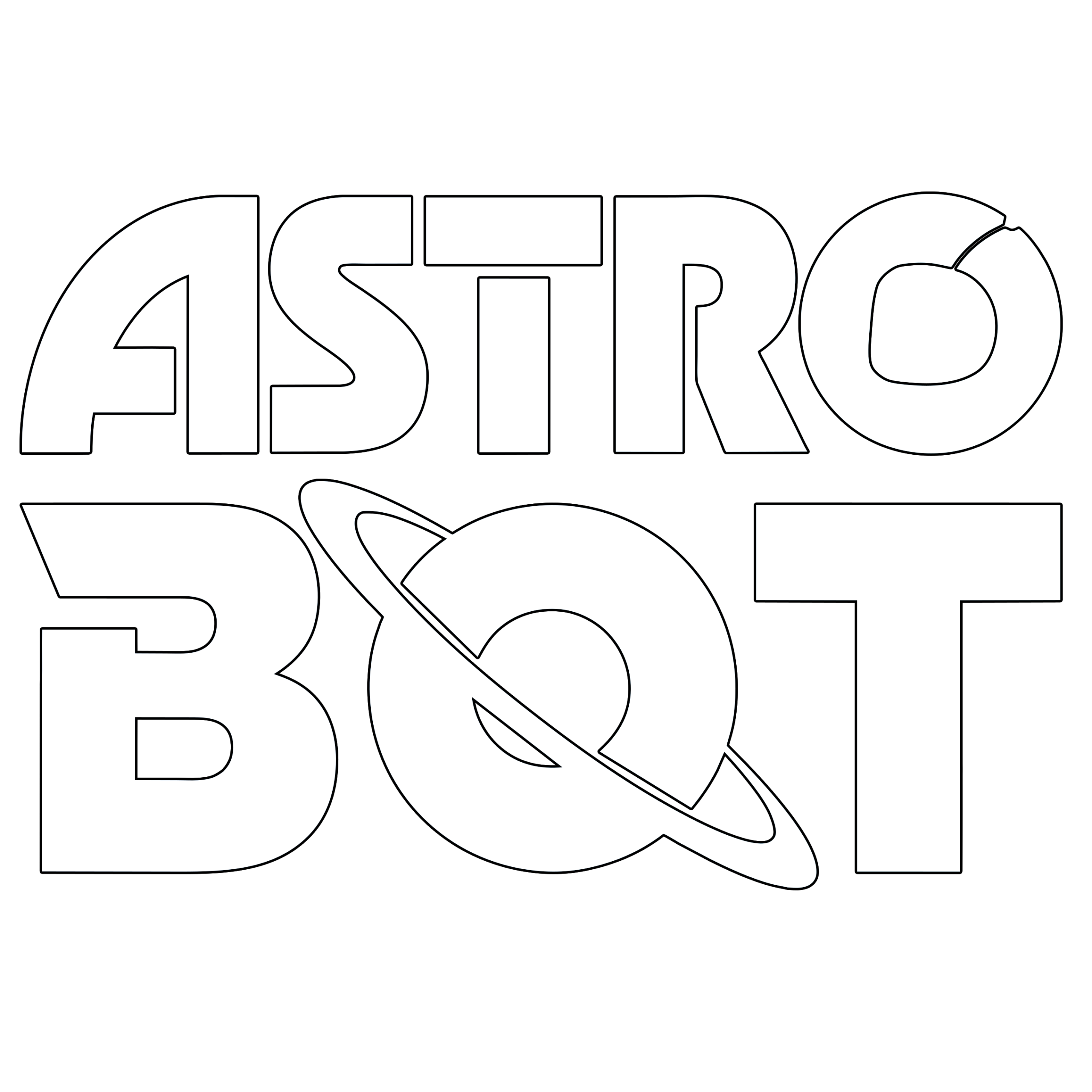 Tranh tô màu Astro Bot