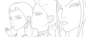 coloriage KPop Demon Hunters update à imprimer gratuitement