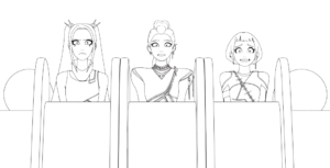 coloriage KPop Demon Hunters update à imprimer gratuitement pdf