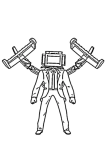 coloriage Cameraman pour enfant a imprimer gratuit