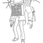 coloriage Cameraman a telecharger