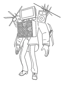 coloriage Cameraman a telecharger