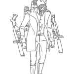 coloriage Cameraman a colorier en ligne gratuitement