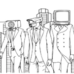 coloriage Cameraman a colorier en ligne gratuitement