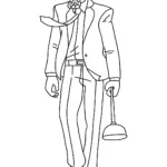 coloriage Cameraman pour enfants a imprimer