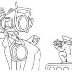 coloriage Cameraman gratuit en ligne