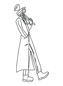 coloriage Cameraman pour primaire