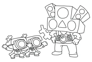 coloriage Cameraman à imprimer pour enfants