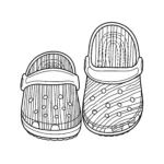 imprimer coloriage Crocs gratuit