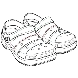 coloriage Crocs pour enfants