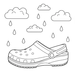 coloriage Crocs à imprimer pdf