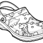 coloriage Crocs à imprimer pour enfant de 10 ans