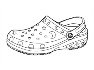 coloriage Crocs à imprimer pdf