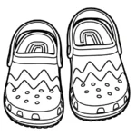 imprimer coloriage Crocs
