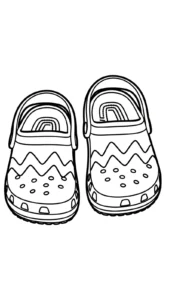 imprimer coloriage Crocs