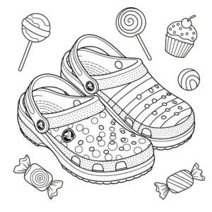 coloriage Crocs educatif pour enfant
