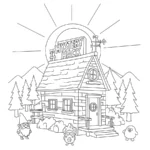 coloriage Gravity Falls pour enfant de 5 ans