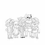 coloriage Gravity Falls pour enfant de 8 ans