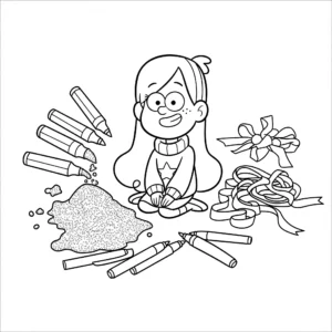 coloriage Gravity Falls et dessins
