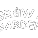 coloriage Grow a Garden et apprentissage