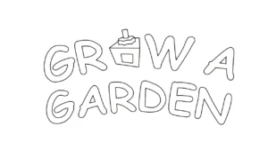 coloriage Grow a Garden et apprentissage
