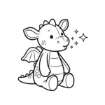 coloriage Jellycat a imprimer pour enfant de 4 ans
