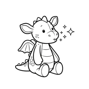coloriage Jellycat a imprimer pour enfant de 4 ans