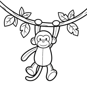 coloriage Jellycat pour enfant à imprimer