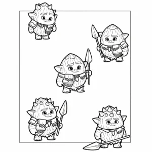 coloriage Kakamora gratuit a imprimer