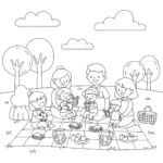 coloriage Labor Day educatif pour enfant