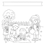 coloriage Labor Day a colorier en ligne