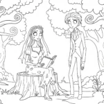 coloriage Les Noces Funèbres en ligne