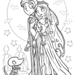 coloriage Les Noces Funèbres a imprimer gratuit