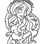 coloriage Les Noces Funèbres gratuit a imprimer