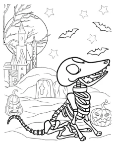 coloriage Les Noces Funèbres et apprentissage